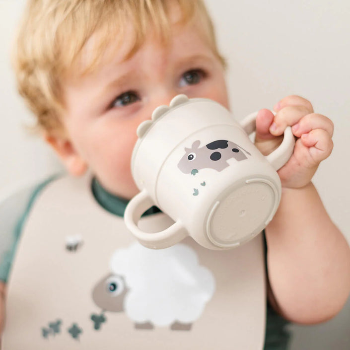 Tazza con Beccuccio e Manici - Tiny Farm - Sabbia