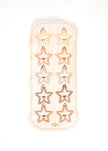 Fermagli per Capelli Glitterati Stella Big Nude - 10pz