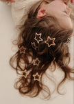 Fermagli per Capelli Glitterati Stella Big Nude - 10pz