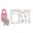 Tovaglietta da Colorare Riutilizzabile con 10 pennarelli - Jemima Puddle-Duck™