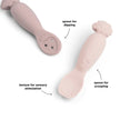 Set 2 Cucchiai da Apprendimento in Silicone - Tiny Farm - Cipria