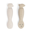 Set 2 Cucchiai da Apprendimento in Silicone - Tiny Farm - Sabbia