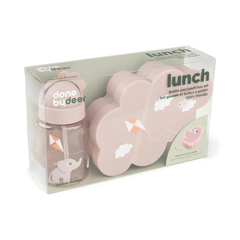 Set Portapranzo/Merenda con Borraccia - Cipria