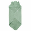 Asciugamano con cappuccio con orecchie di coniglio Verde Cameo