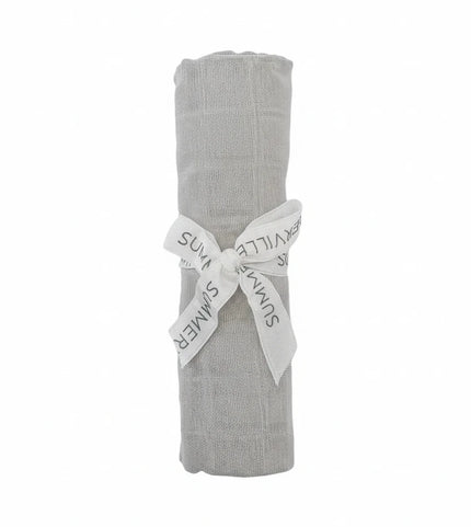 Mussola Organica Grigio Argento 70 cm