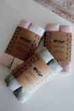 Set di Mussole in Cotone Biologico Verde 65 cm