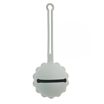 Portaciuccio in silicone Grigio Argento