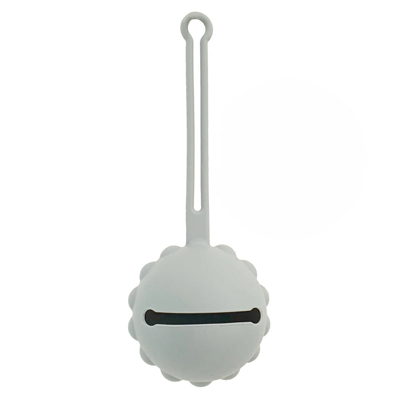 Portaciuccio in silicone Grigio Argento
