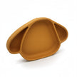 Piatto in silicone con ventosa Milo Honey