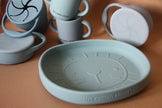 Piatto in silicone con ventosa Alfie Jade