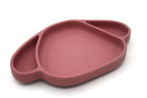 Piatto in silicone con ventosa Milo Wild Rose