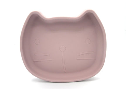 Piatto in silicone con ventosa Pippa Dusty Mauve