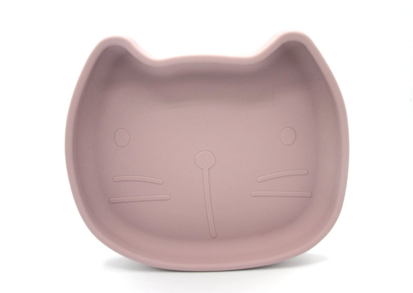Piatto in silicone con ventosa Pippa Dusty Mauve