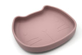 Piatto in silicone con ventosa Pippa Dusty Mauve