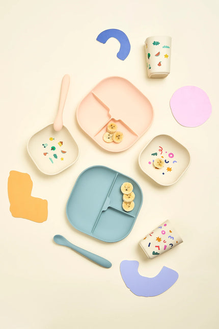 Set Stoviglie in Silicone LFGB - Coriandoli