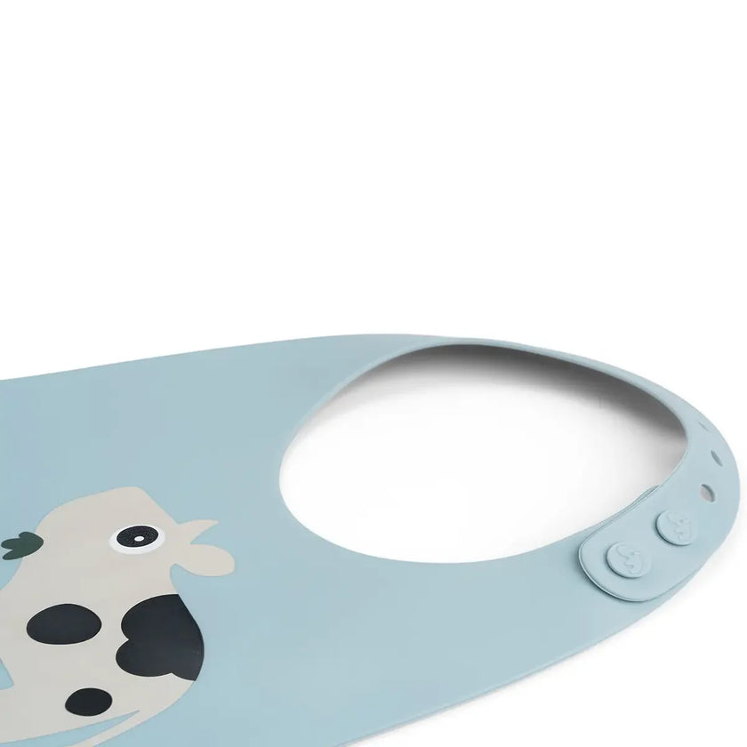 Bavaglio Impermeabile con Tasca - Tiny Farm - Blu