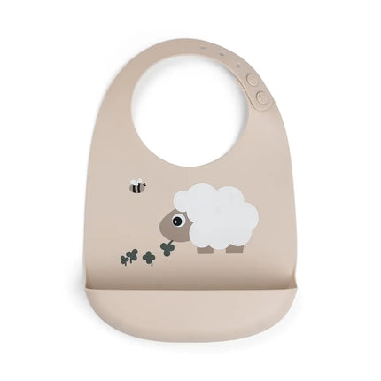 Bavaglio Impermeabile con Tasca - Tiny Farm - Sabbia