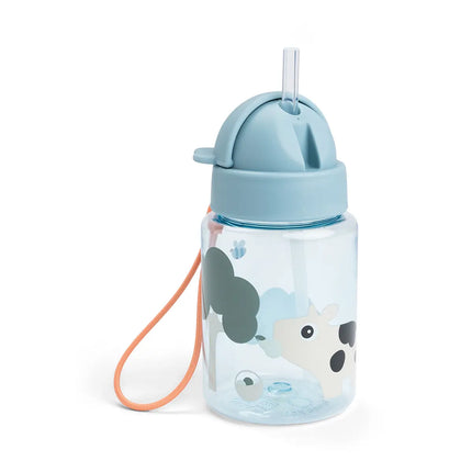 Borraccia Antigoccia 280 ml - Tiny Farm - Blu