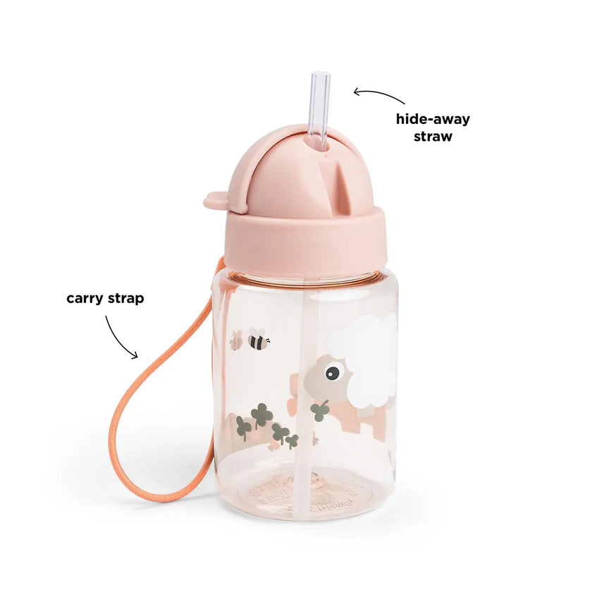 Borraccia Antigoccia 280 ml - Tiny Farm - Rosa Cipria
