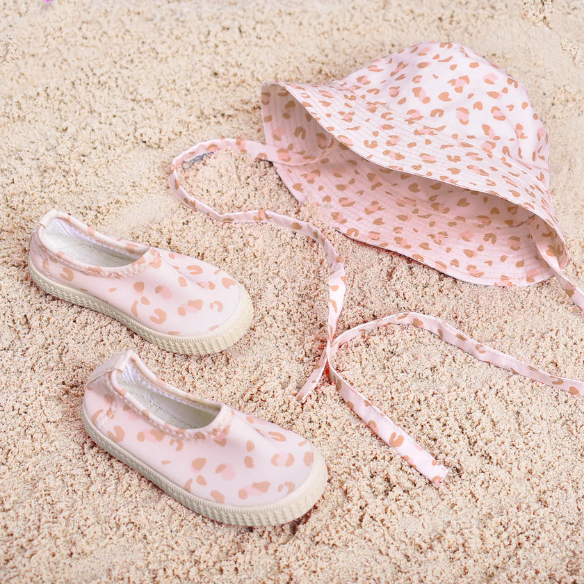 Cappello da Spiaggia UPF50+ - Old Pink Leo