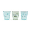 Set di 3 Mini Bicchieri Yummy - Happy Clouds - Verde