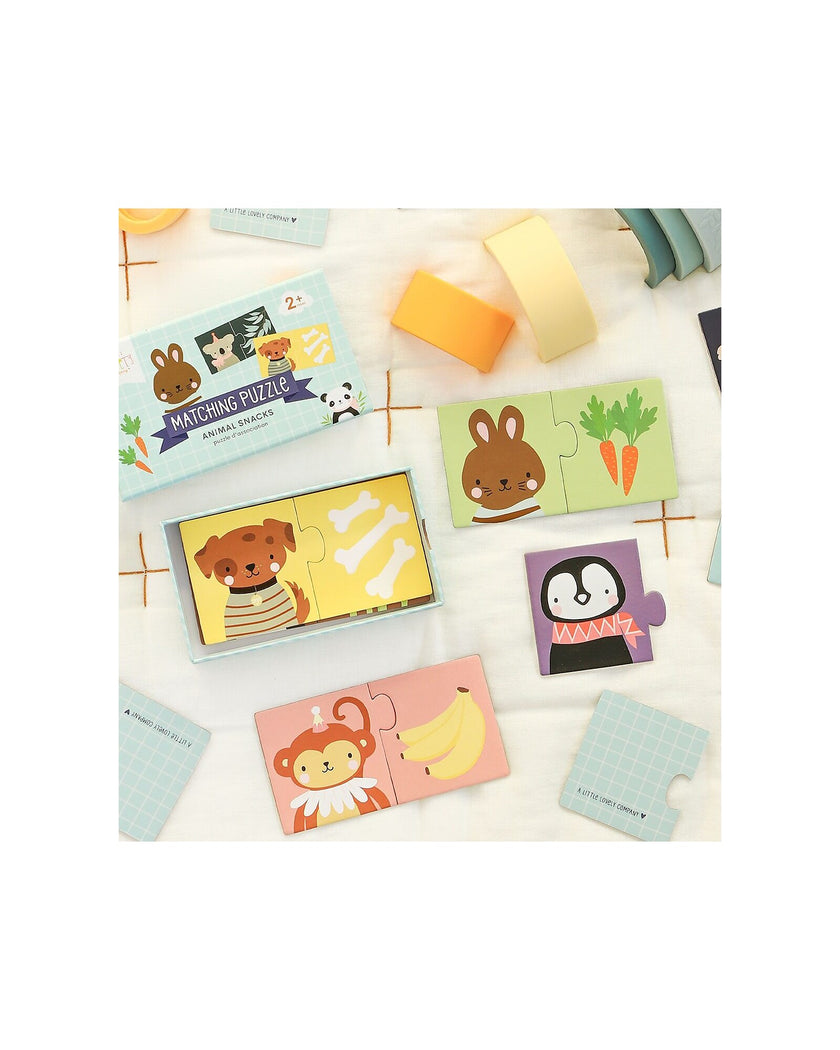 Puzzle Educativo - Gli Snack Degli Animali - 2+