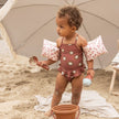 Braccioli per Bambini 2-6 anni Old Pink Leopard