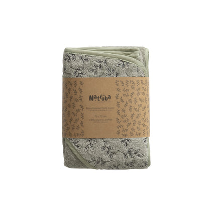 Asciugamano con cappuccio in Spugna Bio Verde