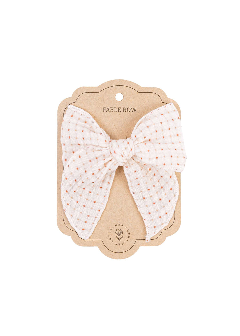 Fermaglio per Capelli Fiocco - Organic Squares