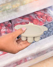 Contenitore in Silicone per Freezer - Sabbia - 7 Scomparti