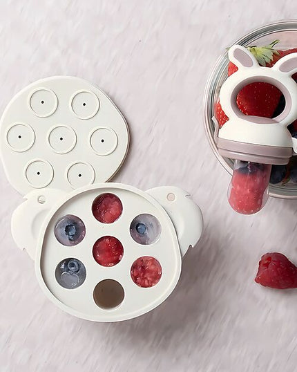 Contenitore in Silicone per Freezer - Sabbia - 7 Scomparti