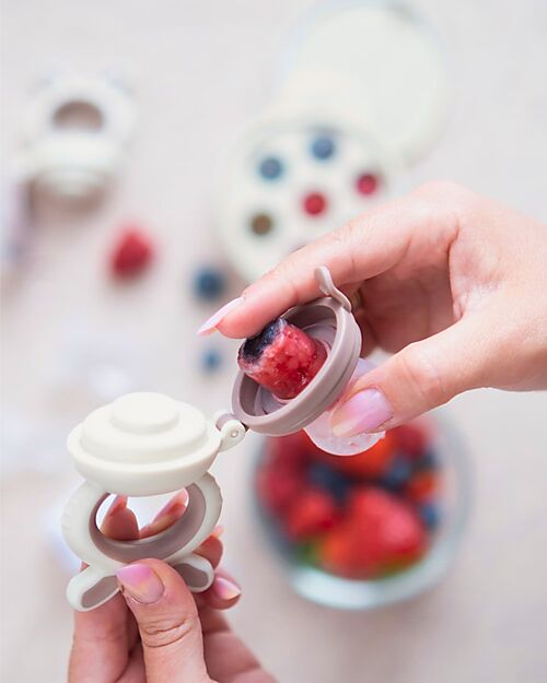 Contenitore in Silicone per Freezer - Sabbia - 7 Scomparti