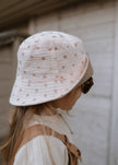 Cappello Buckies in Cotone Pois Neutri