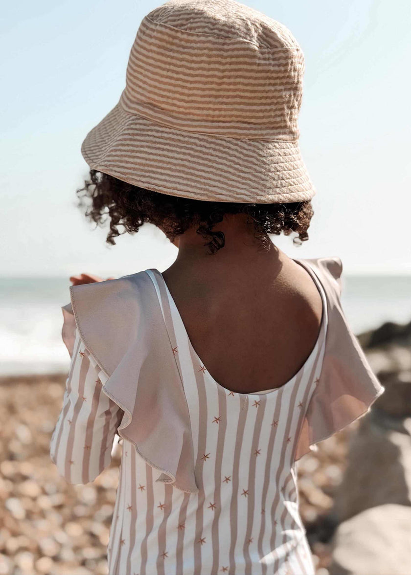 Cappello Buckies in Cotone a Righe
