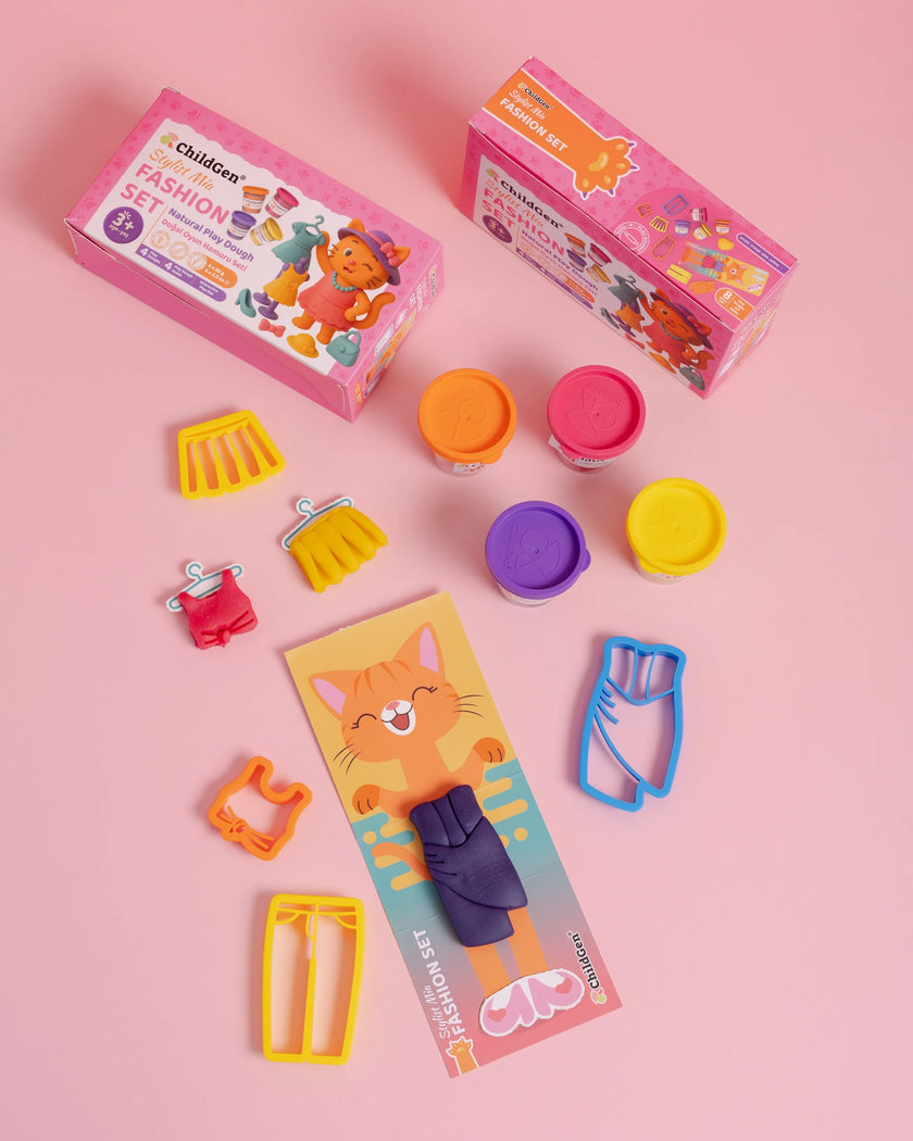 Pasta Modellabile Naturale - Fashion Set 3+