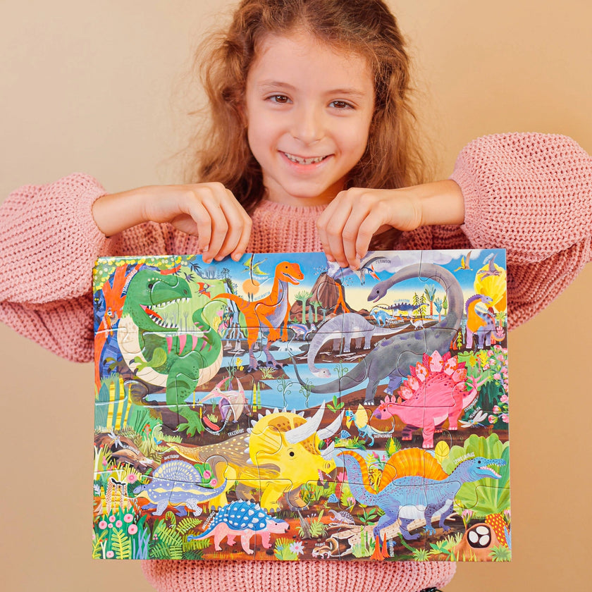 Puzzle da 20 pezzi Dinosaur Land 3+