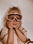 Maschera da Nuoto UV50+ - Avorio