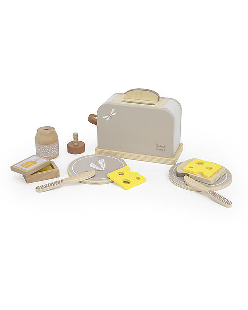 Tostapane  in Legno FSC con Accessori - 12+ m