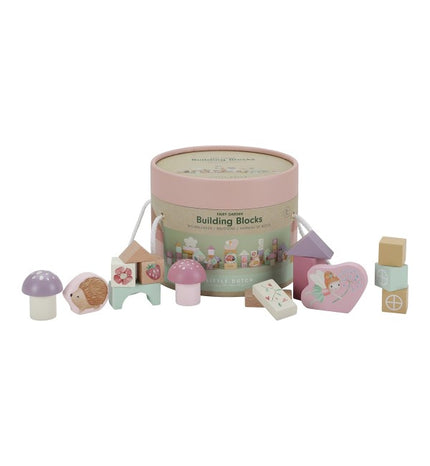 Blocchi da Costruzione in Legno Fairy Garden 2+