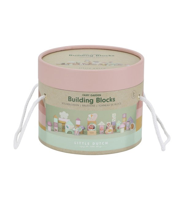 Blocchi da Costruzione in Legno Fairy Garden 2+