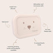 Lunch Box in Silicone - Beary Beige