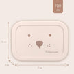 Lunch Box in Silicone - Beary Beige