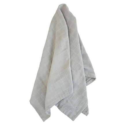 Mussola Organica Grigio Argento 70 cm