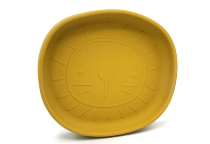 Piatto in silicone con ventosa Alfie Senape