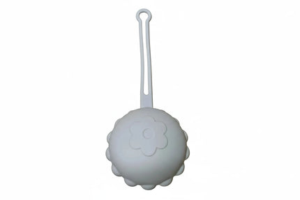 Portaciuccio in silicone Grigio Argento