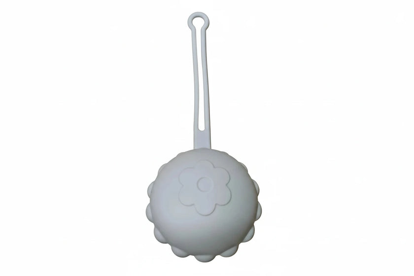 Portaciuccio in silicone Grigio Argento