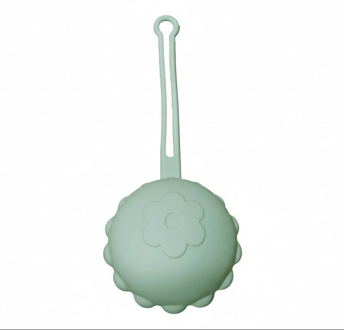 Portaciuccio in silicone Verde Cameo