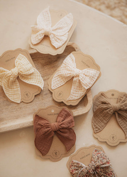 Fermaglio per Capelli Fiocco - Organic Squares